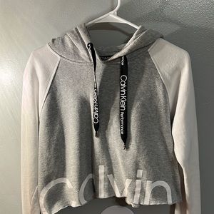 Calvin Klein crop top sweatshirt
